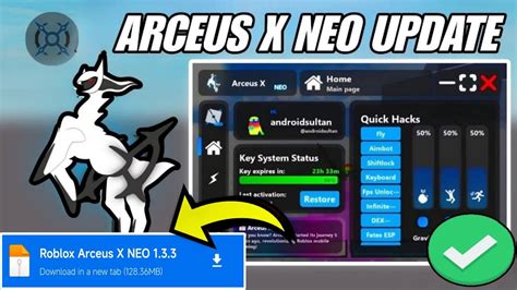 Arceus X Neo V1.3.0 [Official APK And iOS].